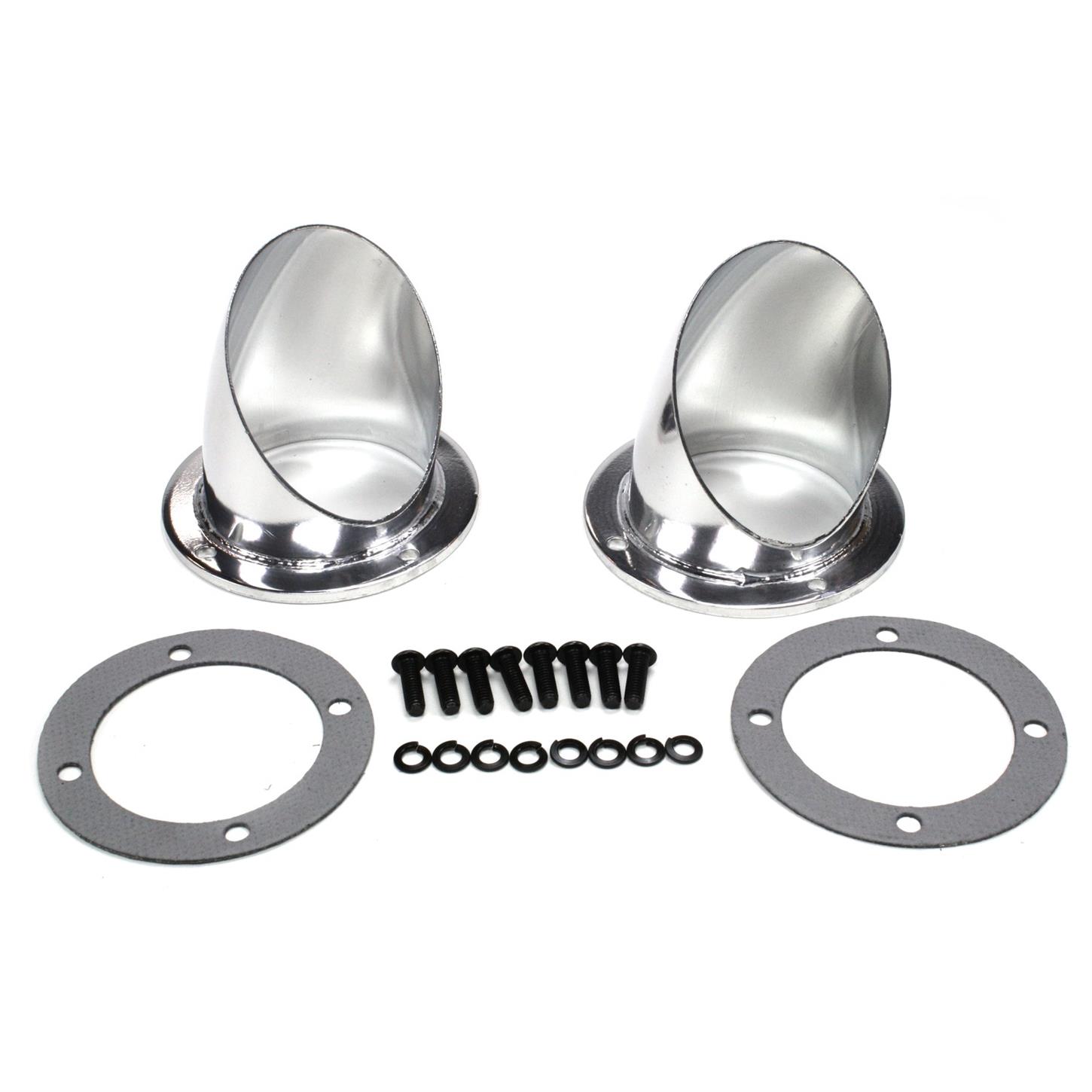 Lake Lakester Header 4/" Turnouts Ceramic Coated Fit Patriot /& Spedway ALL 4/"