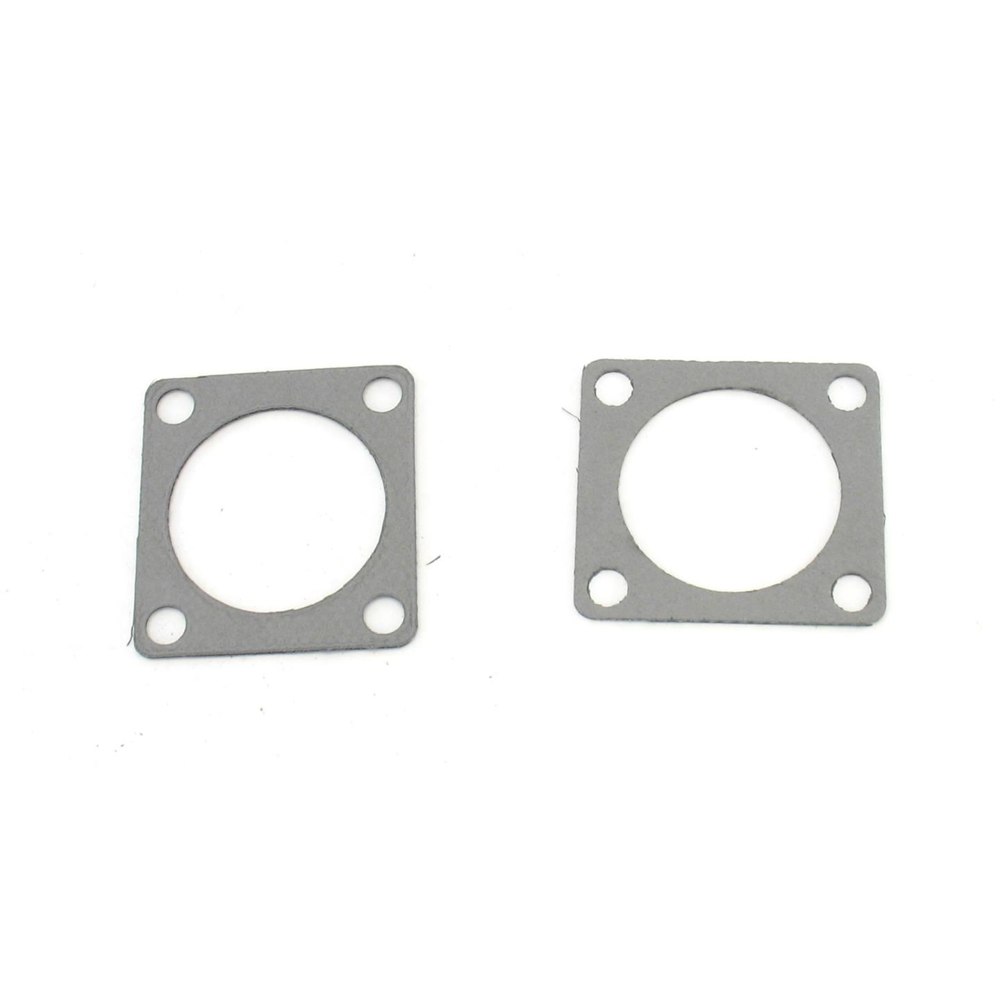 2 Collector//Header Muffler Gaskets Square 3//4 Bolt Holes 3 /" Dia 4-1//16 Bolt Cir