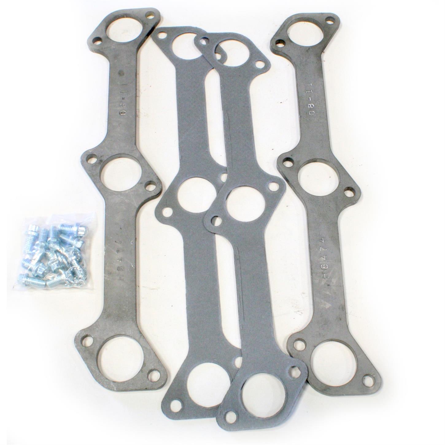 Patriot Exhaust Ford Flathead Header Flange Kit, Round