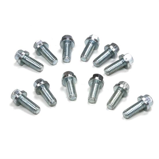 Patriot Exhaust H7976 Zinc Plated Header Bolts, 5/1618 x 3/4, 12