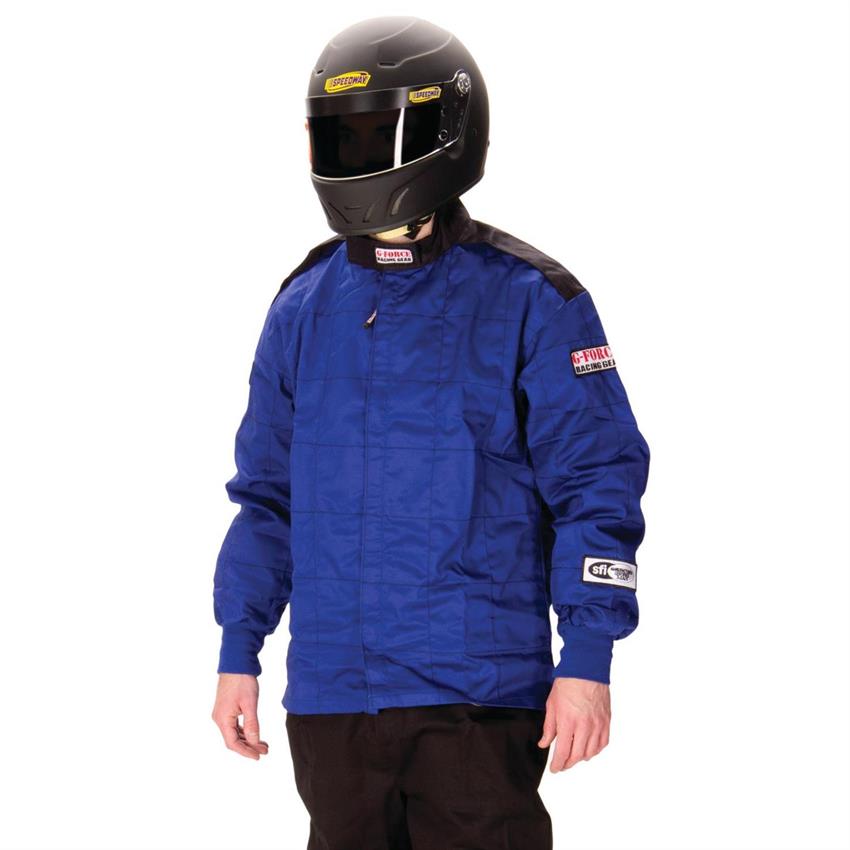G-Force 4126LRGBK GF 125 Black Large Single Layer Racing Jacket G-Force 4126LRGBK GF 125 Black Large Single Layer Racing Jacket