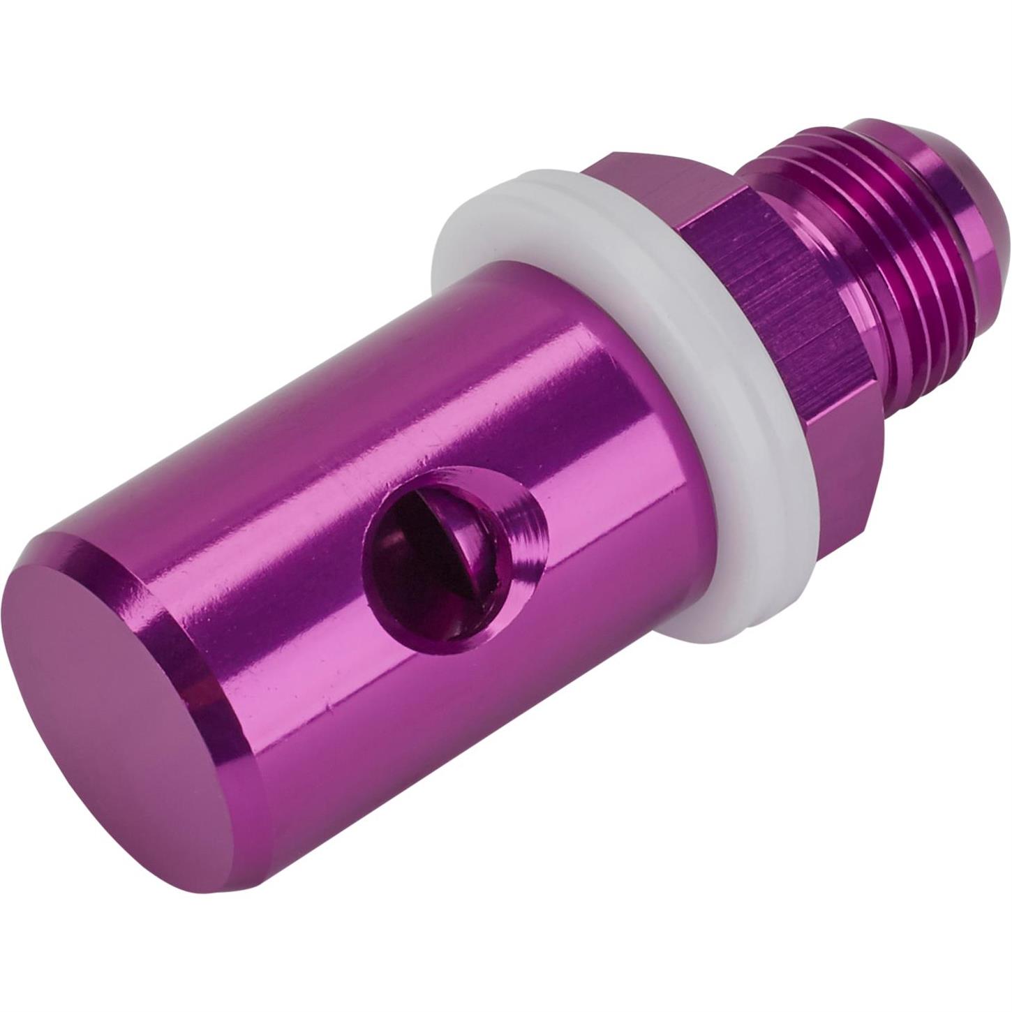 Speedway Rollover Tip Valve Fuel Cell Tank Vent, 8 AN