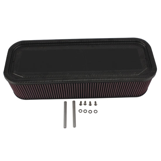 K&N 1008576 Sprint Car Air Boxes, 4.75in Tall, Rectangular