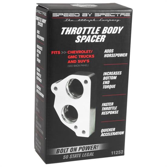 Spectre 11252 Throttle Body Injection Spacer, Chevy/GMC 4.3L5.7L