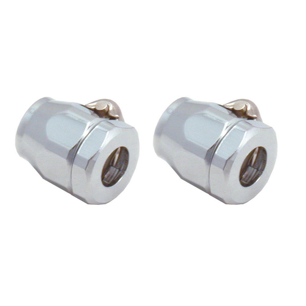 Spectre 2168 Magna Clamp Hose Clamps, Chrome, 0.594 ID