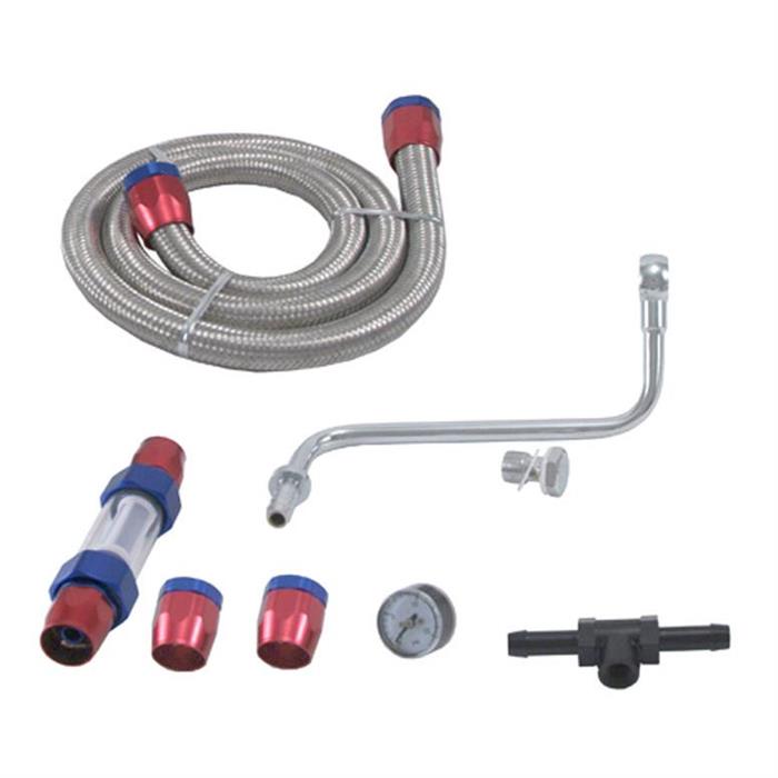 Spectre 2990 Holley Fuel Unit Line Kit, Holley 4160, 1/8 In Gauge Port
