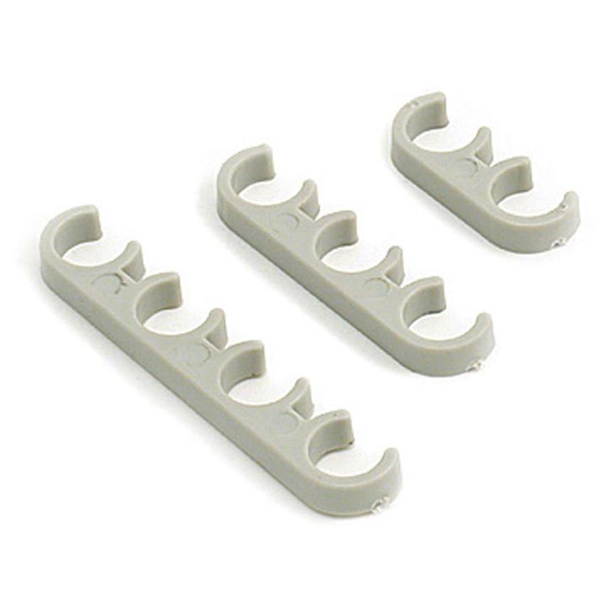 Spectre 4217 Spark Plug Wire Loom/Separator Kit, Silicone, Gray, 8mm