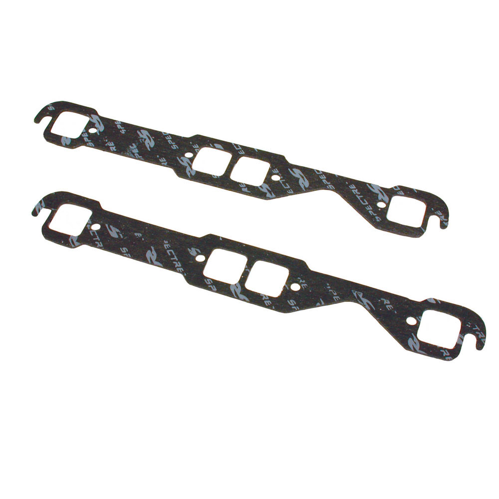 DNA Motoring GKT A HD PF82 Pair Of Exhaust Header Gasket Compatible With 55 00 283 327 350 383 400 Sbc Gen 1 Engines W 165 X 135 Oval Ports - View #8