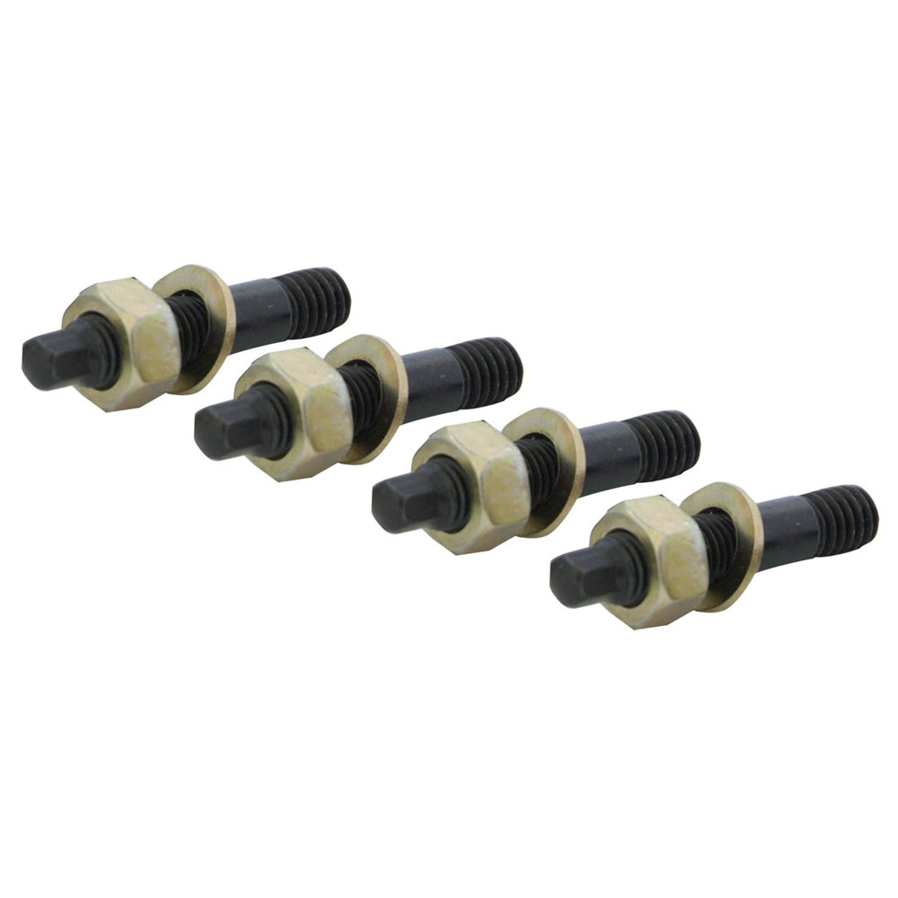 SPE42513 0.312 & 0.312 in. Thread Carburetor Stud with 1.5 in. Long Hex Nuts, Black Oxide - Set of 4