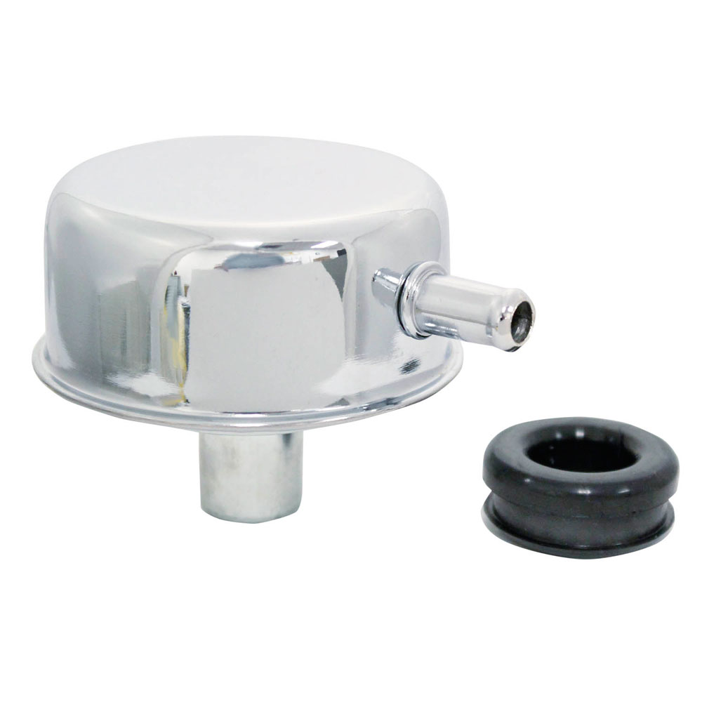 Spectre 4290 Steel PushIn Valve Cover Breathers, 2.5 Tall, 3.0 OD