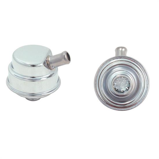 Spectre 4291 Steel PushIn Valve Cover Breathers, 2.75 Tall, 3.0 OD