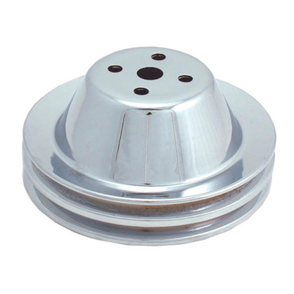 Spectre 4378 Chrome Water Pump Pulley, Chevy 265350, GMC 283327
