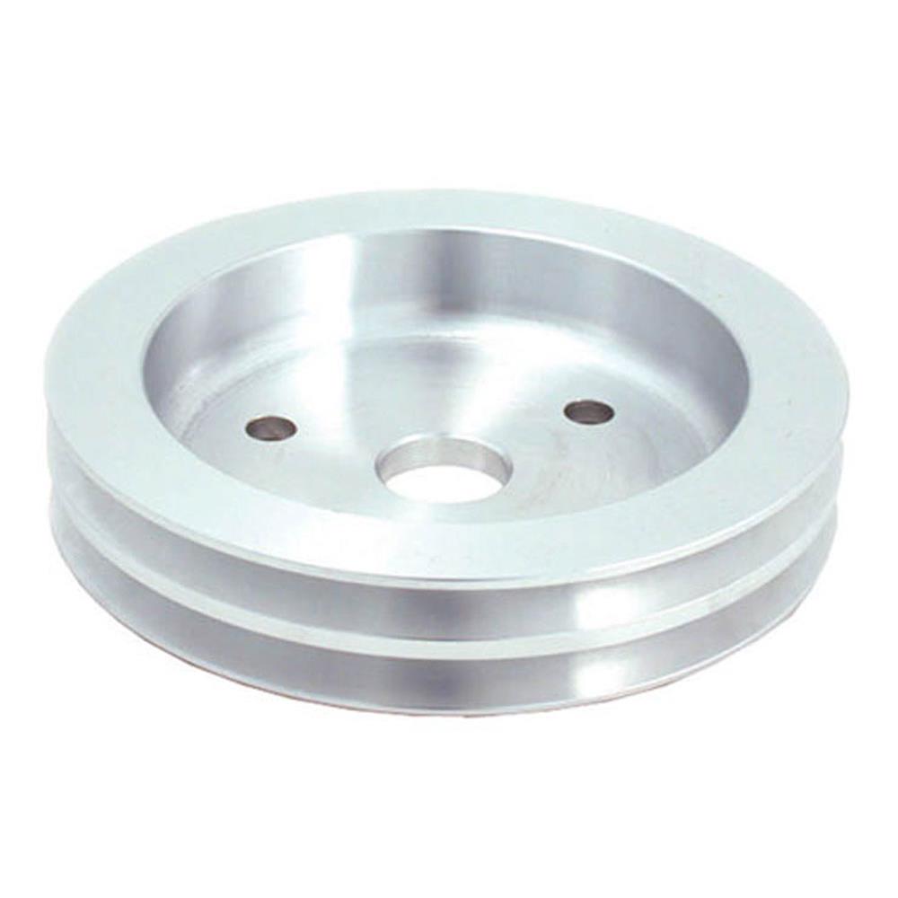 Spectre Performance 4399 Aluminum Double Belt Crankshaft Pulley for Small Block Chevy with Short Water Pump