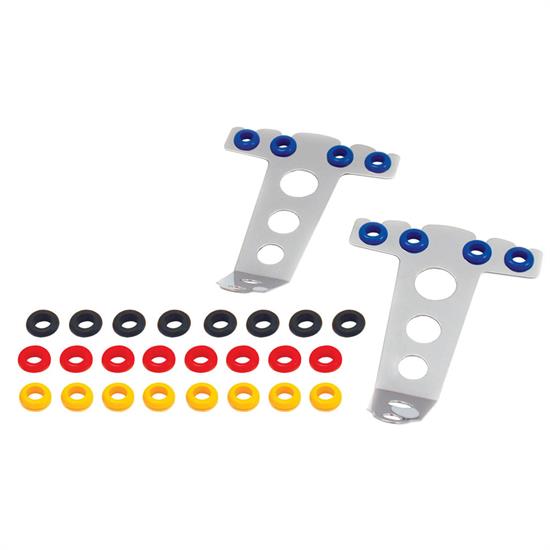 Spectre 45683 Spark Plug Wire Loom/Separator Kit, Steel, Chrome, 78mm