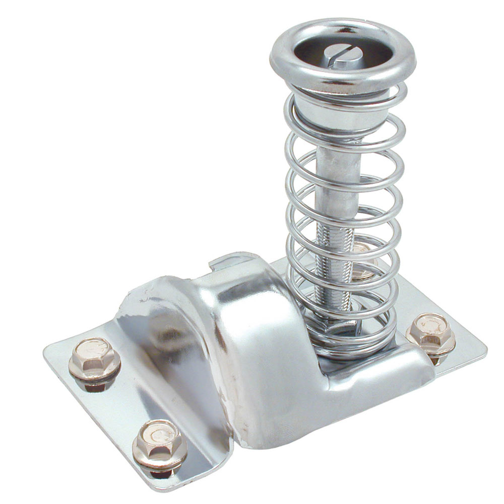 Hoods 196781 Camaro Chrome Hood Safety Latch Steel Spring Bolts