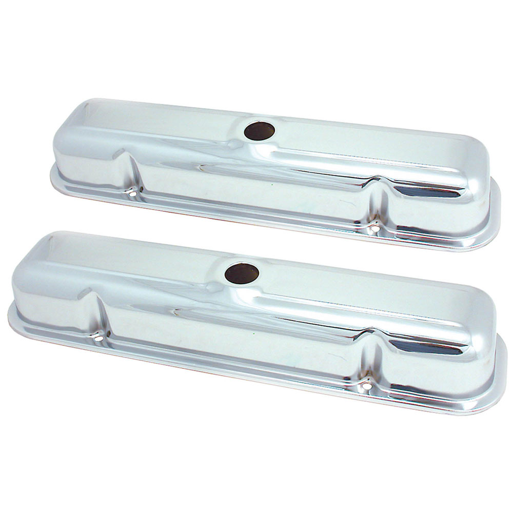 Spectre 5273 Chrome Valve Covers, Pontiac 301455