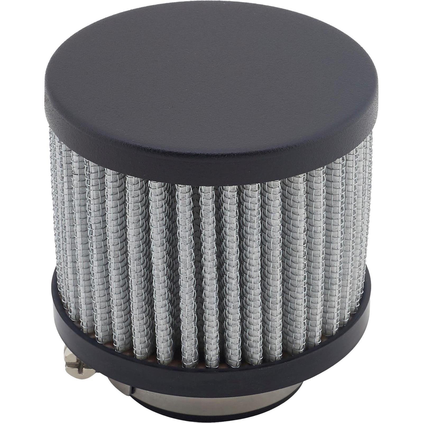 Black Valve Cover Breather Filter, 1-3/8 Inch