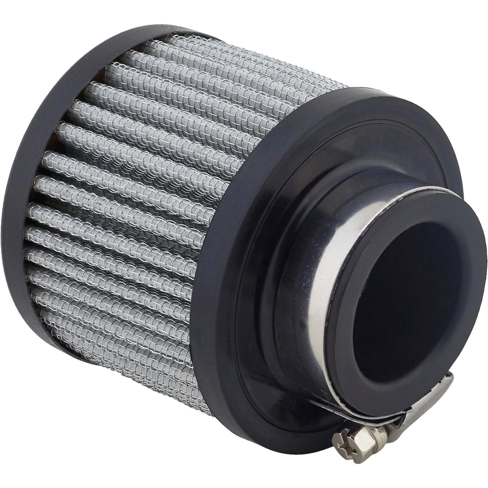 Black Valve Cover Breather Filter, 13/8 Inch