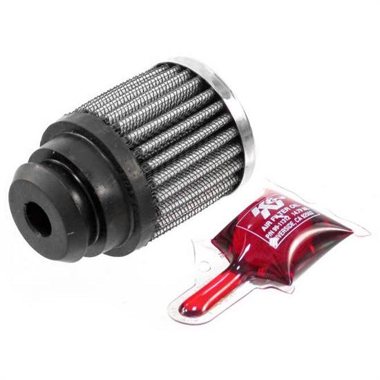 K&N 62-1485 Crankcase Vent Air Filter, 2.25 in. Tall, 2 in. OD