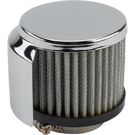 Speedway Valve Cover Shielded Breather Filter, 11/2 Inch