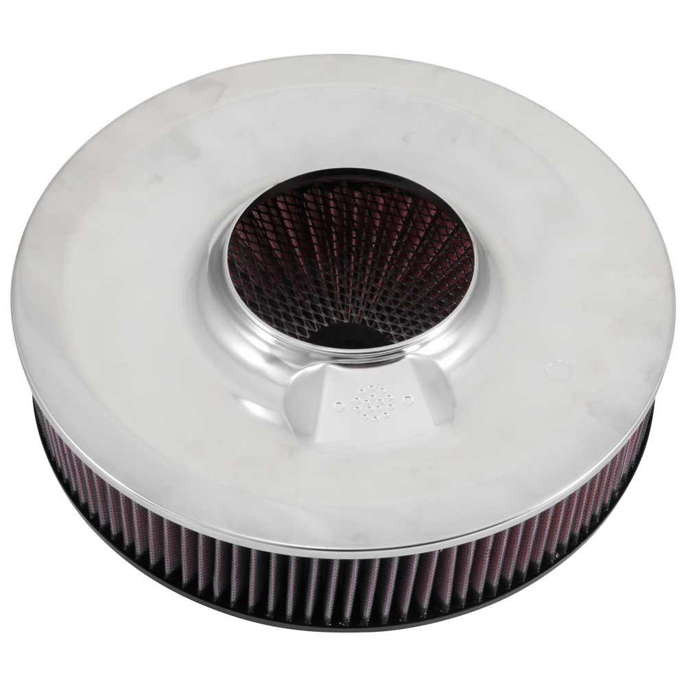 K&N 663010 XStream Airflow Air Filter Assembly, 3.063in Tall, Round