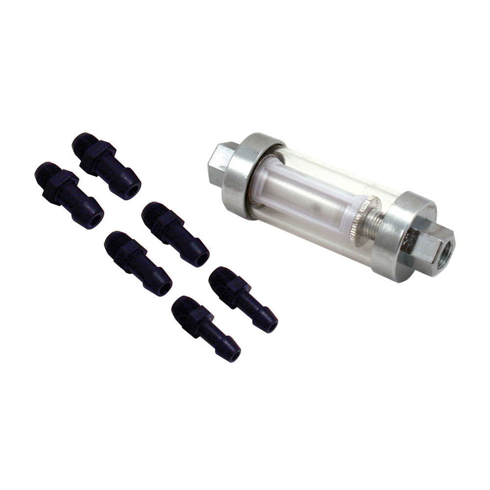 L eio3＋ Spectre 6932 Premium Clear Fuel Filter, 1.125 in. OD, 3.25