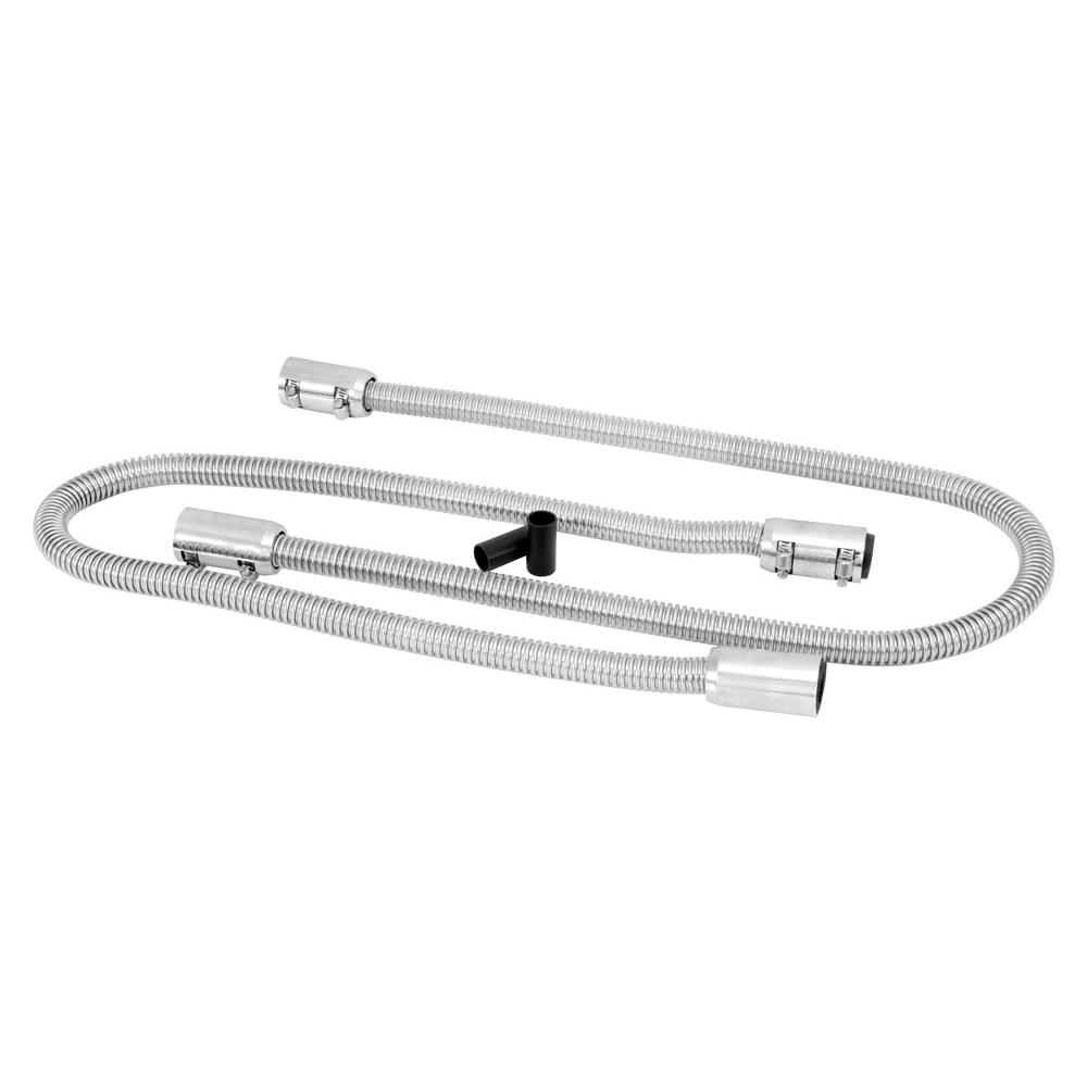Spectre 7809 MagnaKool Heater Hose Kit, Pol Alum Ends, 44 Inch Length