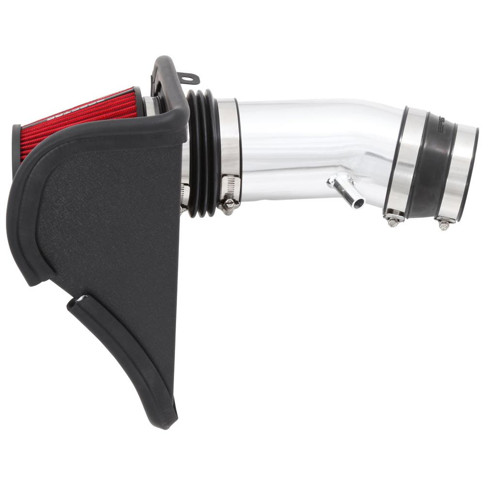 Spectre Performance 9003 Cold Air Intake Kit For Dodge Challenger/Charger 6.4L V8 (2011-2014) - Polished Aluminum, Red High-Flow Filter