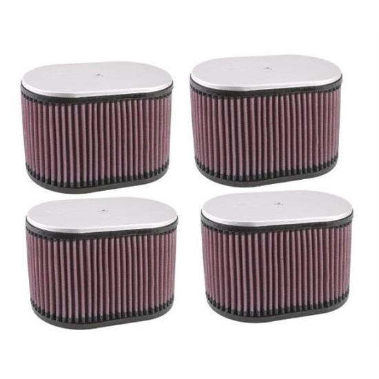 K&N Dual Injector Filters, 29/16 Inch, Set/4