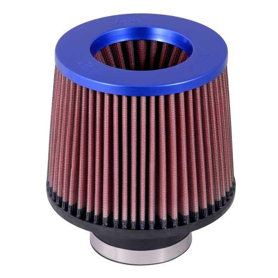 K&N RR-3002 Reverse Conical Air Filter, Blue, 5in Tall, Round