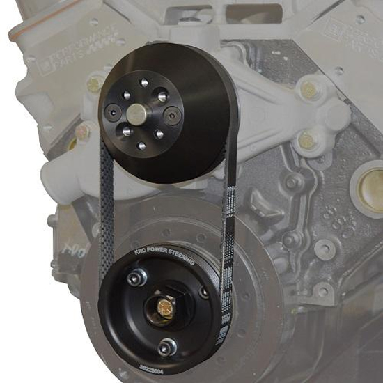 KRC 16225604 SBC Serpentine Conversion Kit, Crank and WP Pulley