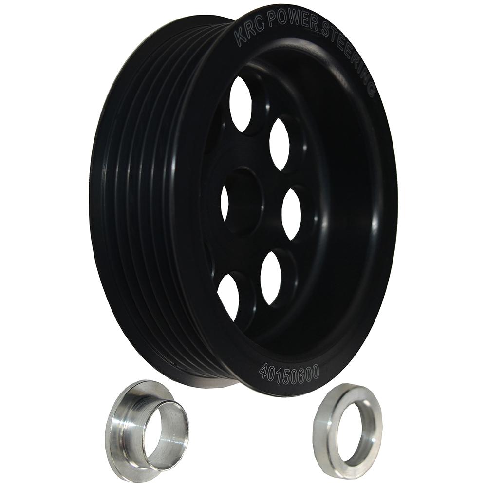 KRC Power Steering 40150600 3.5 Inch 6Rib Alternator Pulley