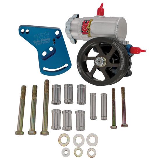 KRC Ford Cast Iron Power Steering Pump Kits, Serpentine Pulley