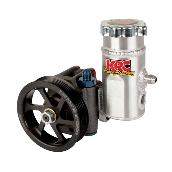 KRC 63202100 Alum Power Steering Pump w/ Reservoir, Serpentine Pulley
