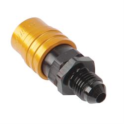 jiffytite 21404J Q/R #4 Male Str to #4 Socket Valved Black