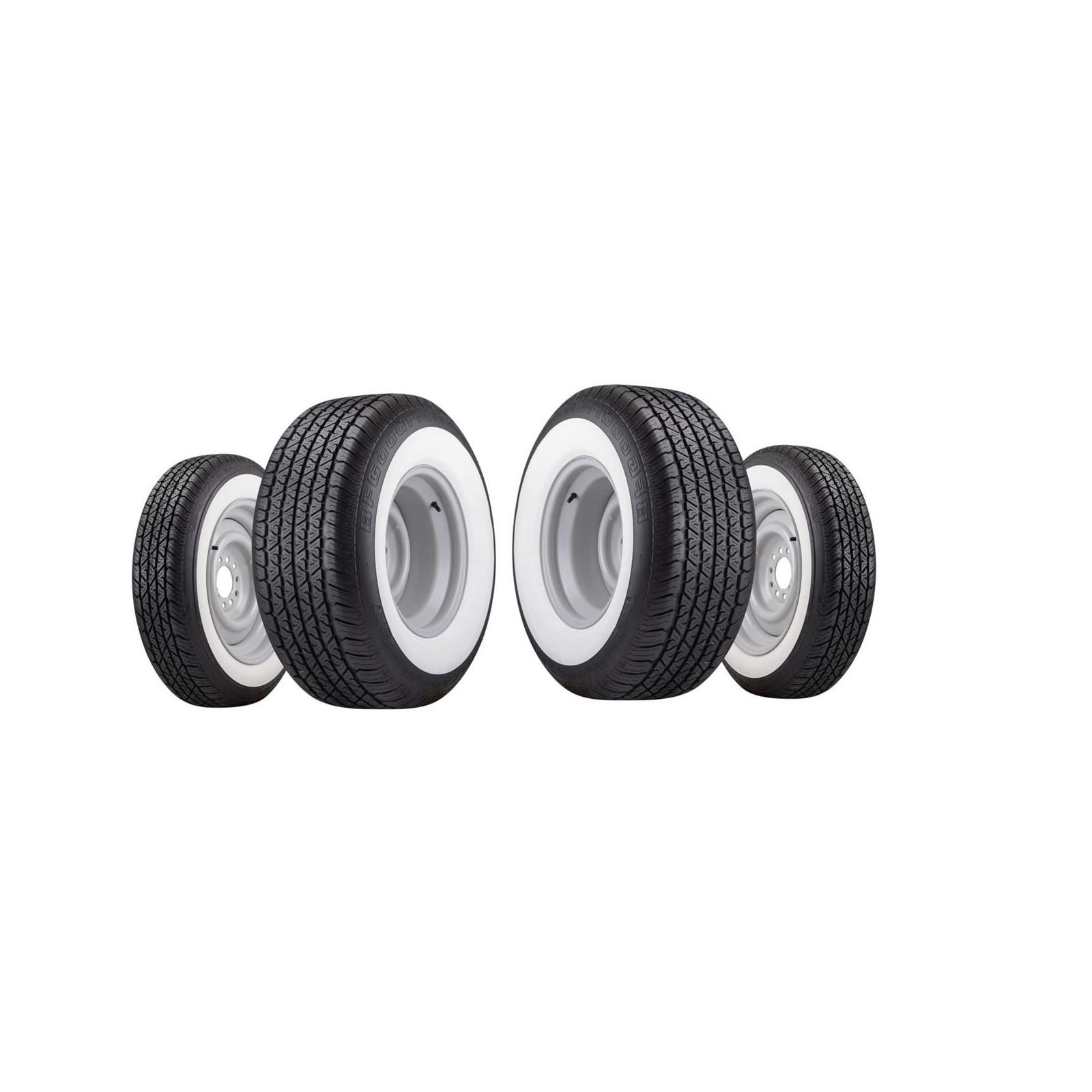 BF Goodrich 471103 Mounted and Balanced Wheel Tire Set