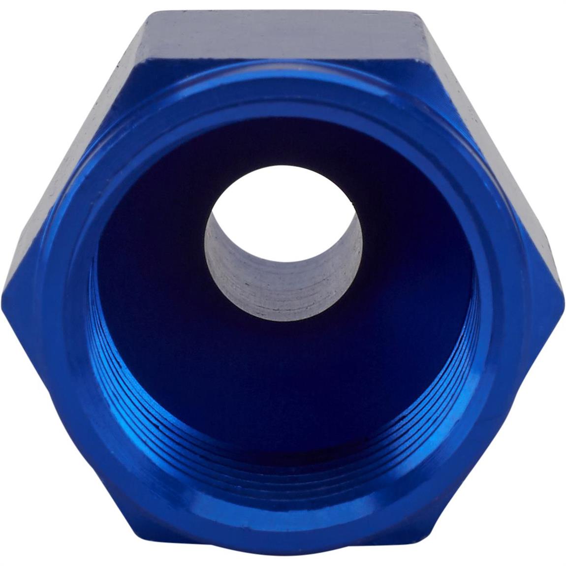 FYWZ 6AN To 4AN Flare Reducer Adapter - Aluminum AN Fitting, Black Anodized, For Fuel/Oil/Air Lines