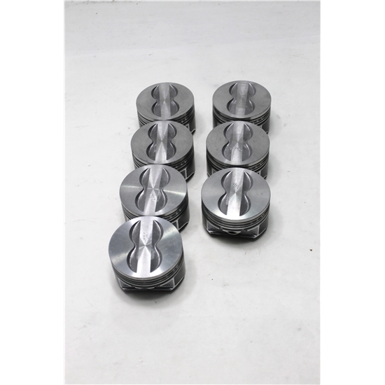 Garage Sale KB Claimer Chevy 350 HYpereutectic Pistons, Flat Top 4V