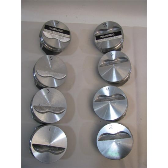 Garage Sale KB Claimer Small Block Chevy 350 Hypereutectic Pistons