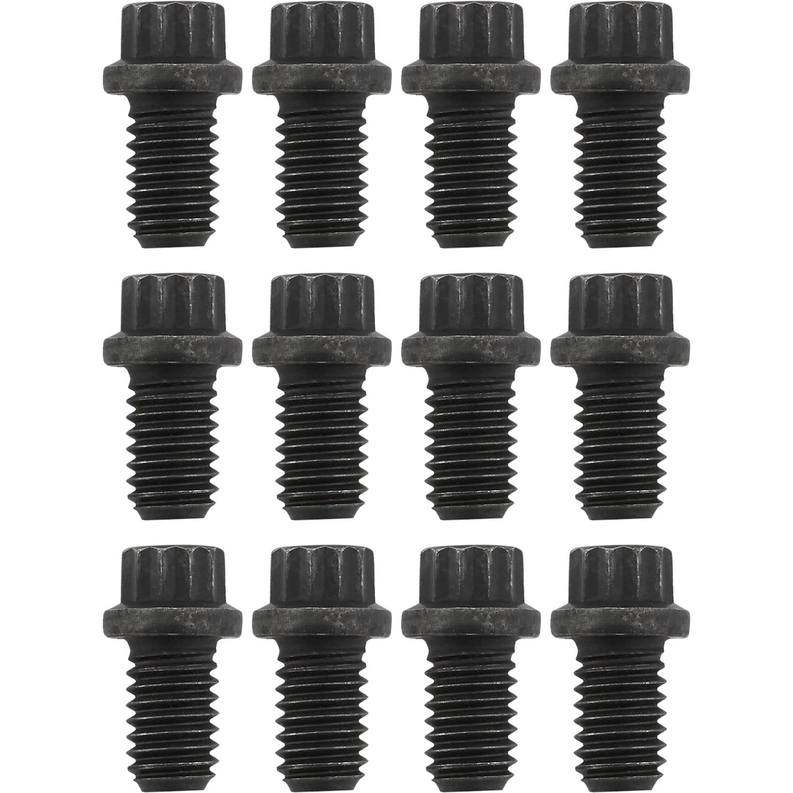 Longacre® 5235600 12Point Header Bolts, SBC, Set of 12