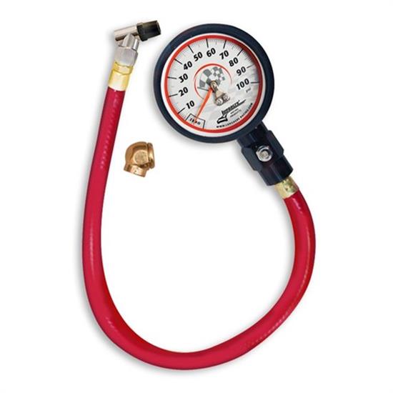 Longacre® 5252053 Tire Pressure Gauge, 21/2 Inch, 0100 PSI