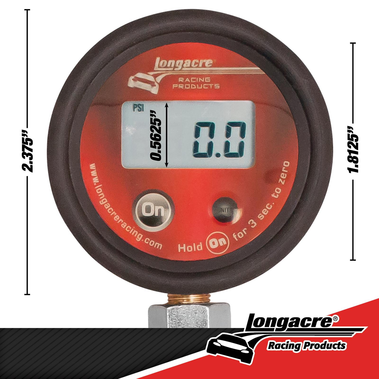 Longacre® 5253036 100 PSI Digital Tire Pressure Gauge