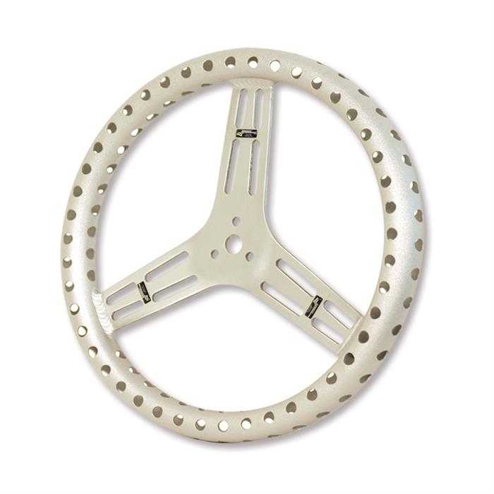 Longacre® 5256866 15 Inch Alum Steering Wheel, Drilled, Flat