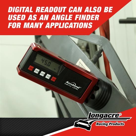 Longacre® 5278290 Digital Caster Camber Gauge