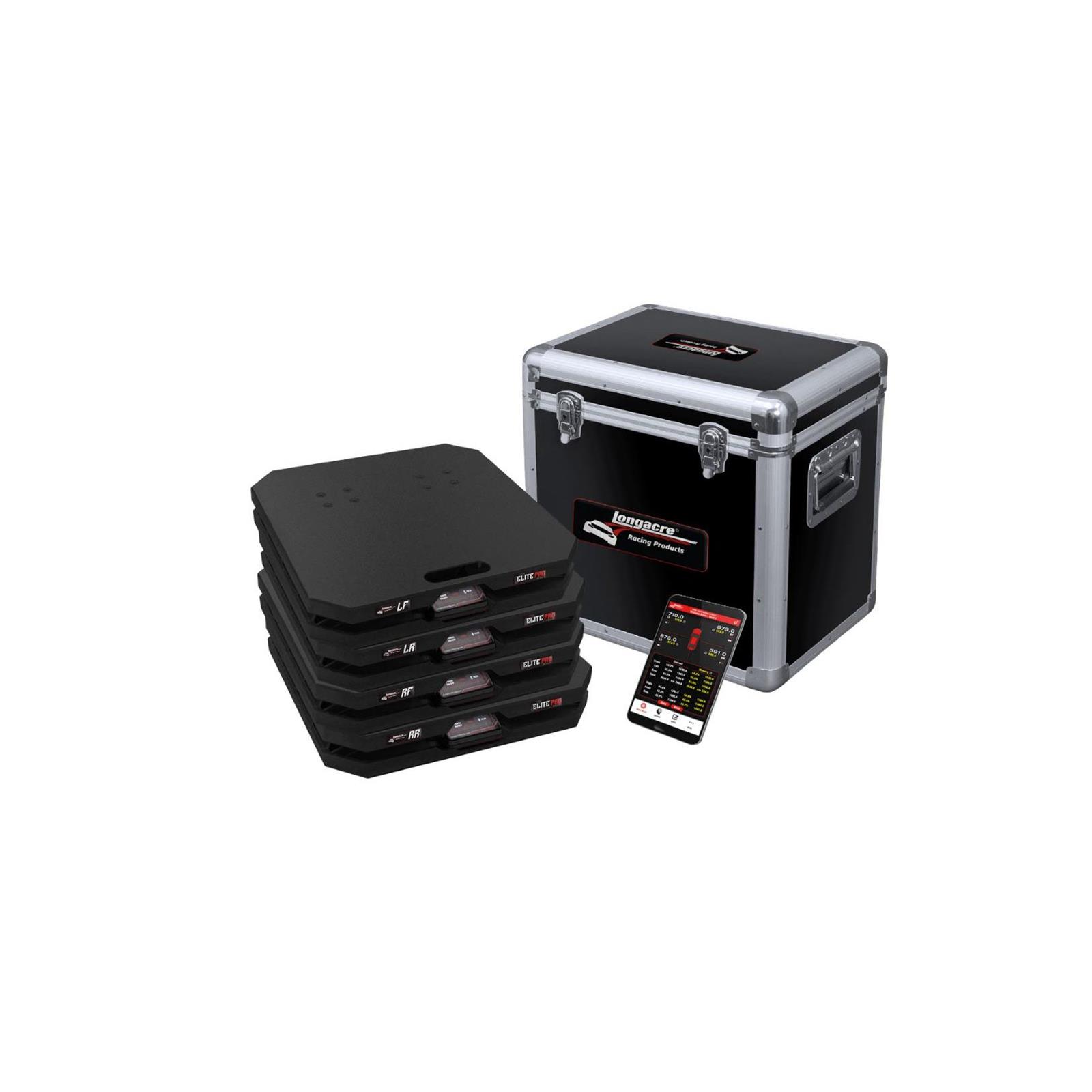 リョー　ソフトプレートサイドプレート6x6ソフトプレート Longacre 52-82726 Elite Pro Wireless Dual Load Scales 1800 Lbs.