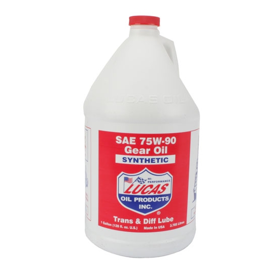 Lucas Oil 10048 SAE 75W90 Synthetic Racing Gear Oil, 1 Gallon