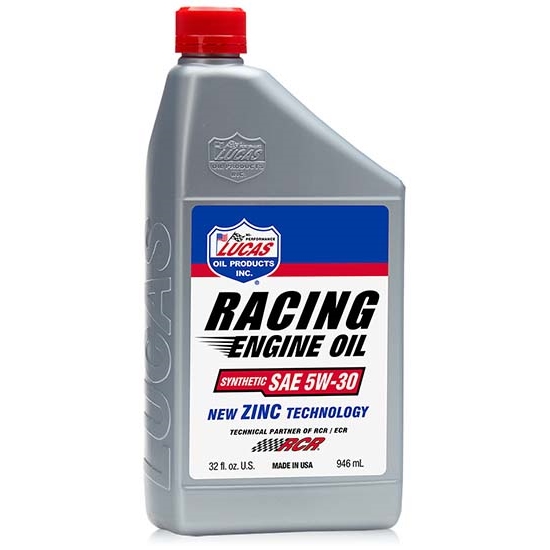 Lucas Oil 10885 Synthetic SAE 5W30 Racing Motor Oil, 6 Quarts