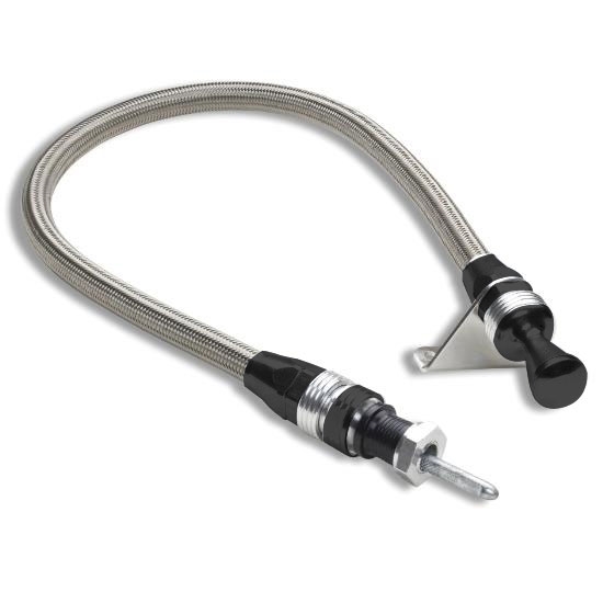 Lokar 1210147 AnchorTight Locking Trans Dipstick, Powerglide, Black