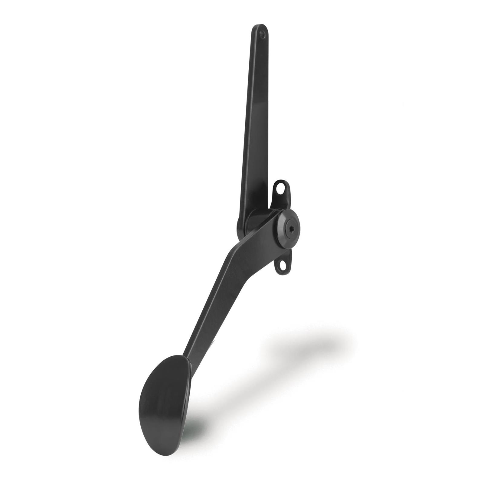 Lokar XSPO-6070 Steel Spoon Throttle Pedal Assembly, Black