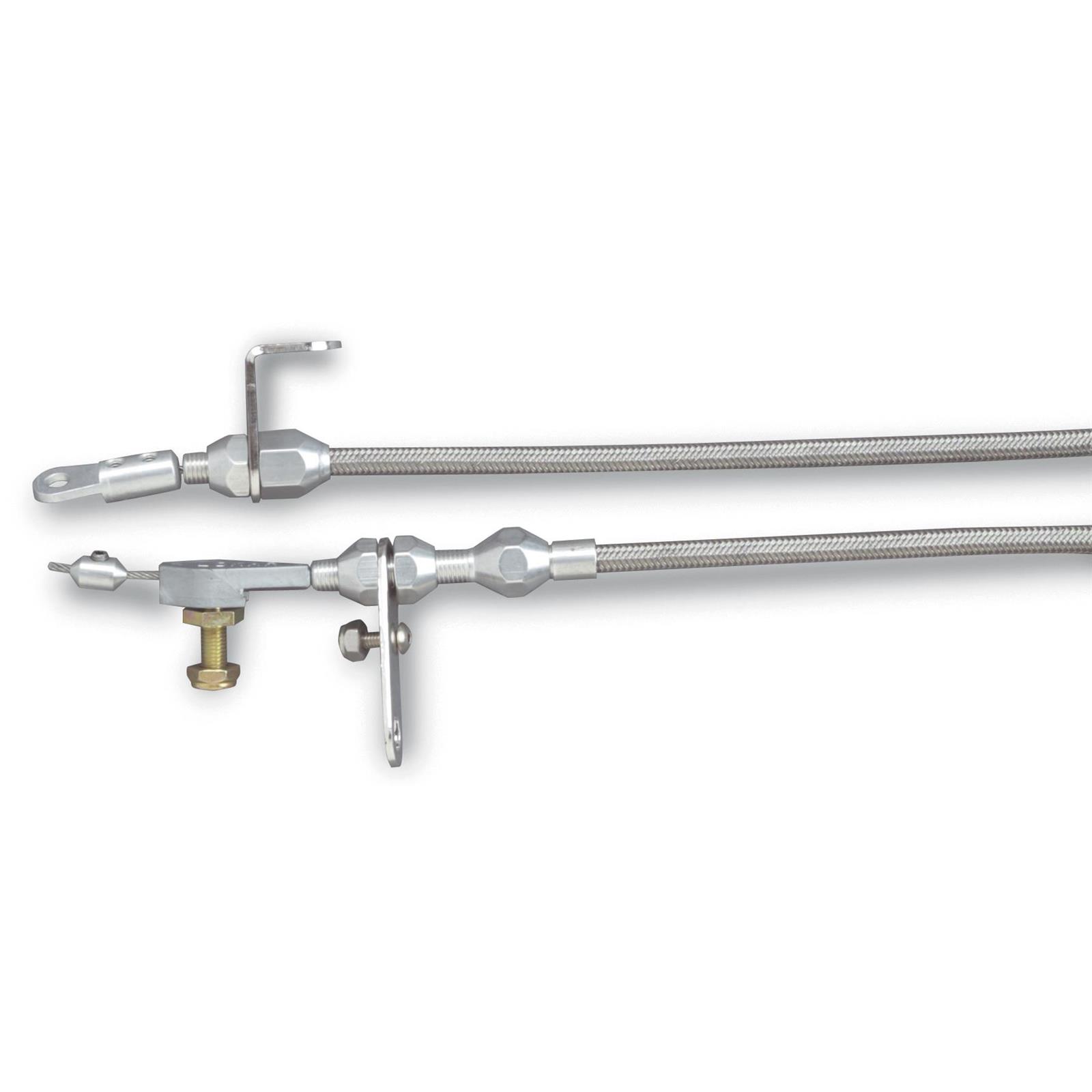 KD2FMXHT Auto Transmission Kickdown Cable - Stainless Steel Housing